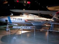 The  RF-84Ks were transferred to other units flying and thereafter flew conventional missions from runways. The museum's aircraft is marked as it appeared while serving in the 91st Strategic Reconnaissance Squadran in the mid-1950s. : 2009-11-04 USA Air Force Museum