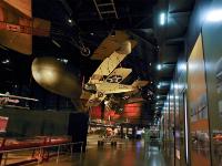 The STANDARD AIRCRAFT CO  J-1 hanging from the ceiling was a two-seat primary trainer used by the U.S. Army Air Service to supplement the JN-4 Jenny. : 2009-11-04 USA Air Force Museum