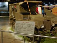 FORD MODEL T AMBULANCE. During World War I, the Allies used thousands of Model T cars and trucks because of their low cost and ease of repair. The ambulance version's light weight made it well-suited for use on the muddy and shell-torn roads in forward combat areas.  By Nov. 1, 1918, 4,362 Model T ambulances had been shipped overseas. : 2009-11-04 USA Air Force Museum