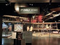 The Early Years gallery takes you from the beginnings of flight to the eve of WWII. The sign at the entrance explains why the museum asks us not to touch the exhibits: "We hope your grandchildren and their grandchildren will some day visit the USAF Museum. We hope the aircraft and artifacts will be here for them to see, study and enjoy  in the future in just as fine condition as they are today." : 2009-11-04 USA Air Force Museum