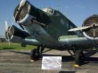 Approximately 30 different countries have flown Ju 52s. The aircraft on display was donated to the museum by the Spanish government in 1971. : 2009-11-04 USA Air Force Museum