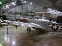 The NORTH AMERICAN F82-B TWIN MUSTANG was the last propeller-driven fighter acquired in quantity by the USAF.  The Twin Mustang carried a pilot and co-pilot/navigator to reduce fatigue on long-range bomber escort missions. : 2009-11-04 USA Air Force Museum