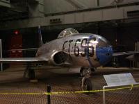 The LOCKHEED F80-C SOOTING STAR was the first American aircraft to exceed 500 mph in level flight, the first American jet airplane manufactured in large quantities and the first U.S. Air Force jet used in combat. : 2009-11-04 USA Air Force Museum