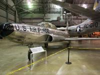 The LOCKHEED F-94A STARFIRE  was the first American all-weather jet interceptor and the first U.S. production jet to have an afterburner. The large radar in the nose permitted the observer in the rear seat to locate an enemy aircraft at night or in poor weather. : 2009-11-04 USA Air Force Museum