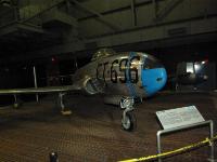 The F-80C on display is one of the few remaining Shooting Stars that flew combat missions during the Korean War. It was restored and painted as it was in 1950 while assigned to the 8th Fighter-Bomber Group and was placed on display in 1979. : 2009-11-04 USA Air Force Museum