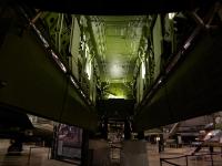 In December 1972, after being repaired, this B52-D flew four additional missions over North Vietnam.  It was flown to the museum in November 1978.  This is the bomb bay where up to 43,000 lbs. of conventional or nuclear bombs were carried. : 2009-11-04 USA Air Force Museum