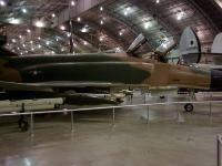 The McDONNELL-DOUGLAS F-4C PHANTOM II was originally developed for US Navy fleet defense and first flown in May 1958 . The USAF's first version, the F-4C, made its first flight in May 1963 and production deliveries began six months later. : 2009-11-04 USA Air Force Museum