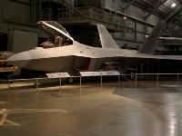 The  LOCKHEED MARTIN F-22A RAPTOR  is the world's first stealthy air-dominance fighter. Its radar, weapons control and electronic warfare systems work together to combine stealth, maneuverability and the ability to fly long distances at supersonic speeds. : 2009-11-04 USA Air Force Museum