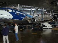 PRESIDENT HARRY TRUMAN's presidential airplane.  In 1947 USAAF officials ordered a production DOUGLAS DC-6 to be modified as a replacement for the aging VC-54C  Sacred Cow  presidential aircraft. It differs from the standard DC-6 configuration in that the aft fuselage was converted into a stateroom.  The main cabin seated 24 passengers or could be made up into 12 “sleeper” berths. : 2009-11-04 USA Air Force Museum