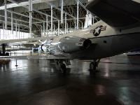 The NORTH AMERICAN T-39A SABRELINER on display was delivered to the USAF on June 6, 1963. It was transferred to Europe and flew missions there until it was damaged in a crash in 1966. From August 1968 until early 1973, this Sabreliner was assigned to Bergstrom Air Force Base, Texas, in support of former President Lyndon B. Johnson. : 2009-11-04 USA Air Force Museum