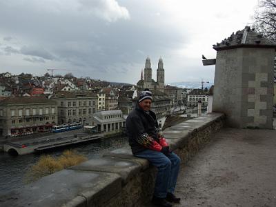 This area is called Lindenhof and is the site of an ancient Roman fort.