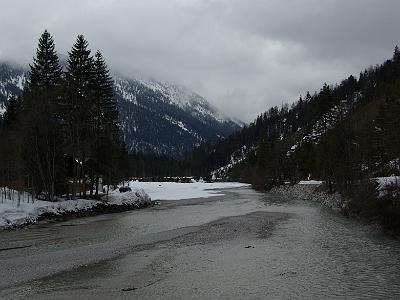 The river Isar in Vorderriß, the same river that flows through Munich.