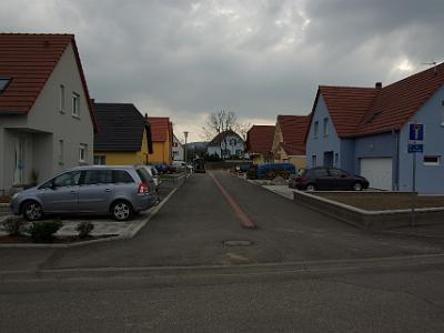 Michele's house in Romanswiller on the corner left.