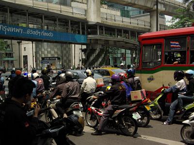 The infamous Bangkok traffic.