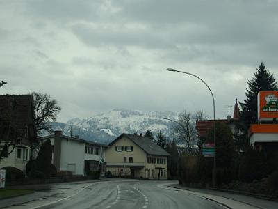 Thursday 2009-03-26 &nbsp;&nbsp;&nbsp;   Austria   There was a lot of traffic entering Switzerland but not too much going in our direction.