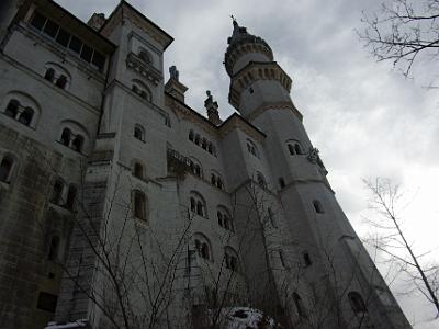 Thursday 2009-03-26&nbsp;&nbsp;&nbsp;  Schloß Neuschwanstein   The palace was originally called New Hohenschwangau Castle until the king's death, when it was renamed Neuschwanstein, the castle of the Swan Knight Lohengrin, of Wagner's opera of the same name.