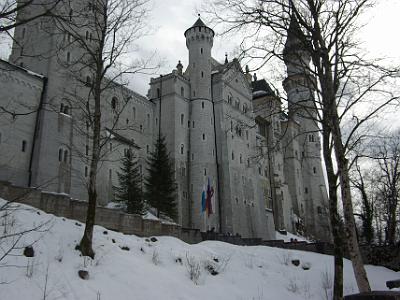 Thursday 2009-03-26&nbsp;&nbsp;&nbsp;   Schloß Neuschwanstein   Neuschwanstein was near completion when, in 1886, the King was declared insane by a State Commission under Dr. von Gudden and arrested at the palace.