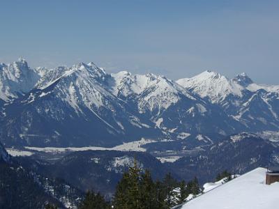 Saturday 2009-03-28 &nbsp;&nbsp;&nbsp;  at the top of Tegelberg Mountain