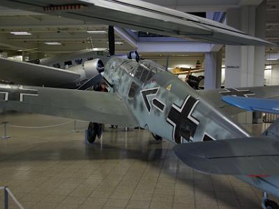 Sunday 2009-03-29&nbsp;&nbsp;&nbsp;   Deutsches Museum - Munich  The aircraft on display was flown by the German Air Force 'Condor Legion' during the Spanish Civil War, and later by the Spanish Air Force. It was manufactured in 1938 and had a maximum speed of 550 km/h.