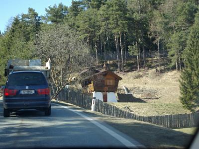 Wednesday 2009-04-01  &nbsp;&nbsp;&nbsp; Hwy 107 heading north in Austria   We get stuck behind a truck going up the hill doing 15 kmh. He didn't pull over.