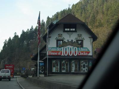 Thursday 2009-04-02&nbsp;&nbsp;&nbsp;    Black Forest   The Black Forest is known for its clock making and it was very interesting. But still the time was running away.