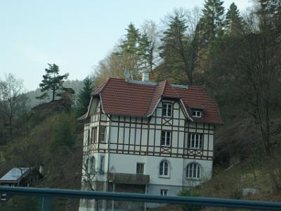 Thursday 2009-04-02&nbsp;&nbsp;&nbsp;    Black Forest   It was clear that taking the B Roads was an awful mistake. Instead of meeting Michele in Strasbourg in the early afternoon, Hermione was now projecting a 10 pm arrival time. However, the scenery was great and we forgot about the journey for a while.