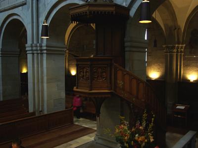 Wednesday 2009-03-25 &nbsp;&nbsp;Zurich Switzerland  Preaching for 12 years from Grossmünster's pulpit, Zwingli called for religious freedom, encouraged priests to get married (as he had done), attacked idolatry and denounced the Catholic Mass.