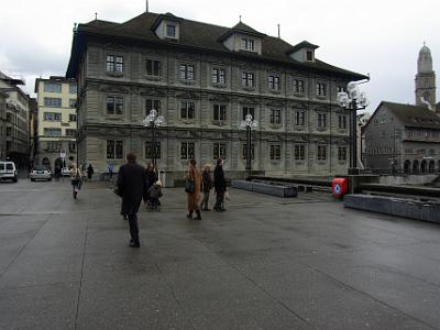 Wednesday 2009-03-25 &nbsp;&nbsp;Zurich Switzerland  The Rathaus (Zürich Town Hall) was built in 1694-1698 and it served as the seat of government of the Republic of Zürich until 1798.  The Canton of Zürich has owned the building  since 1803 and it houses both the cantonal and the city's parliaments.