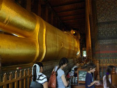 Tuesday 2009-04-07 &nbsp;&nbsp;&nbsp;   The Reclining Buddha, Bangkok