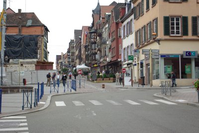 Sunday 13 June, 2010  We park the car and walk into the Grand'Rue (Main Street) pedestrian plaza.