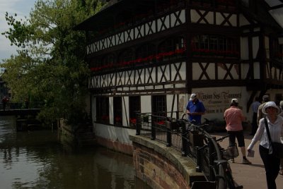 Monday 14 June, 2010  Maison des Tanneurs (Tannery house) gives some idea of what this building once was. It is now a restaurant and the smells must be refreshingly different. : 2010-06-14 Strasbourg