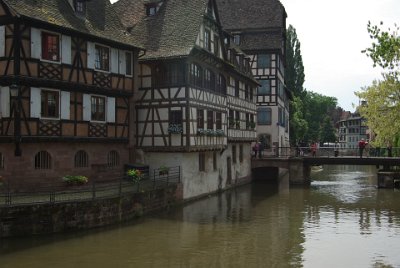 Monday 14 June, 2010  Elaborate half-timbered houses of the 13th through 18th centuries still remain in Strasbourg, Bourges, Troyes, Rouen, Thiers, Dinan, Rennes, Colmar and many other cities, but not in Provence or Corsica. Timber framing in French is known as colombage. : 2010-06-14 Strasbourg