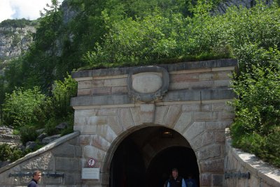 Friday 2 July, 2010  The road has been closed to normal traffic since 1952. On the bus, we (or I) learned that the Kehlsteinhaus  was now a restaurant and that we were not allowed inside because it would disturb the diners. This news pissed me off. : 2010-07-02 Eagles nest