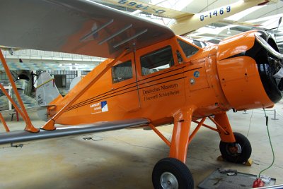 Wednesday 30  June, 2010 WACO YKS-6  The YKS-6 on display was built as an ambulance aircraft in 1936 and served in Alaska until 1989 after which  a full restoration was carried out. It was then  disassembled and shipped to Germany in a container. The plane on display is airworthy and still registered with its original aircraft identification mark NC 16512. : 2010-06-30 air museum