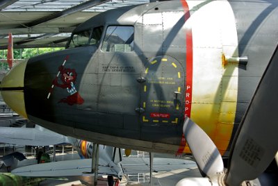 Wednesday 30  June, 2010 Douglas DC-3 (C-47 D Dakota)  It was then used until 1976 in the testing of military air traffic control systems and radio navigation equipment. Its orange colour scheme reflected its role as a test aircraft. : 2010-06-30 air museum