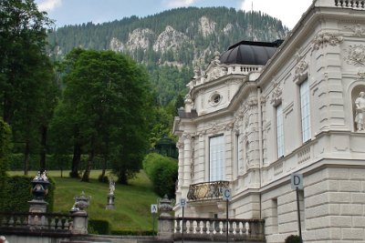 Thursday 1 July, 2010  Ludwig's three castles are: Schloss Linderhof . Schloss Neuschwanstein (previously described in this photojournal) and the most elaborate of them all,      Schloss Herrenchiemsee     which is modelled on the Versailles Palace in France. : 2010-07-01 partnach canyon