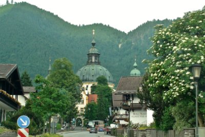 Thursday 1 July, 2010  Shortly after leaving Linderhof, we see the Ettal Abbey.  It has a community of more than 50 monks and is a major tourist attraction.     Next stop: Eagle's Nest and the Bunker : 2010-07-01 partnach canyon