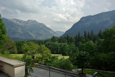 Thursday 1 July, 2010  The Moorish Kiosk is perfectly positioned to take advantage of the stunning views : 2010-07-01 partnach-lindenberg