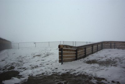 Sunday 20 June, 2010  When we get to the top, we see snow everywhere and no blue sky. : 2010-06-20 mittenwald