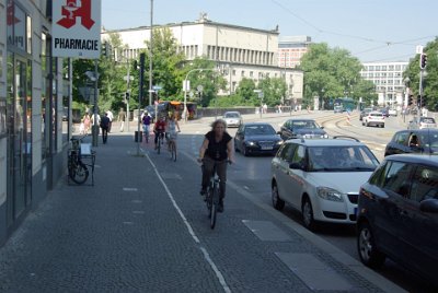 Saturday 3 July, 2010  Using the same logic as lefty loonies, "More roads encourage more cars", more bicycle paths encourage more bicycles. This is obviously a bad  thing. : 2010-07-03 Munchen-bonfire