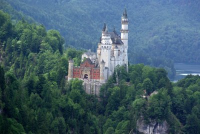 Wednesday 23  June, 2010   The palace has appeared  in several movies and was the inspiration for Disneyland's Sleeping Beauty Castle and later, similar structures. : 2006-06-23 Bavarian Alps