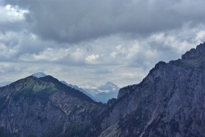 Wednesday 23  June, 2010  How quickly the sky's mood changes; now we see bleak clouds gathering. : 2006-06-23 Bavarian Alps