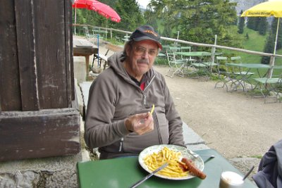 Wednesday 23  June, 2010   I tried to order these sausages several times later but I kept getting white sausage served in a bowl of boiling water. : 2006-06-23 Bavarian Alps