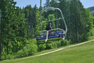 Wednesday 23  June, 2010  Of course, this is also a wonderful spot for para-sailing and the chair lift is used to carry equipment up and down the mountain. : 2006-06-23 Bavarian Alps