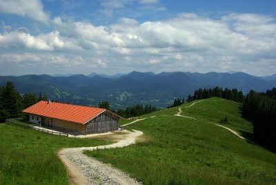 Wednesday 23  June, 2010  Our understanding is that the barn is available to rent to farmers who want to use the grasses here for summer grazing. Presumably, they need somewhere to milk the cows. : 2006-06-23 Bavarian Alps