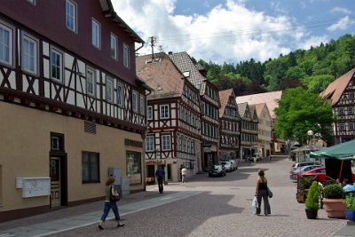 Sunday 4 July, 2010 35th wedding anniversary  Many of the places we visited in Germany were rebuilt after being destroyed during WWII but this beautiful town is all original. : 2010-07-05 Black Forest