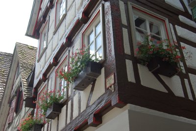 Sunday 4 July, 2010 35th wedding anniversary  I love the exposed timbers done in a style called     fachwerke    or half-timbering. : 2010-07-05 Black Forest