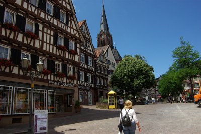 Sunday 4 July, 2010 35th wedding anniversary  We walk into an area of town called the  marktplatz. And it is stunning. : 2010-07-05 Black Forest