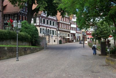 Sunday 4 July, 2010 35th wedding anniversary  In the Middle Ages Calw was an important commercial town especially for the trade of cloth and leather. : 2010-07-05 Black Forest