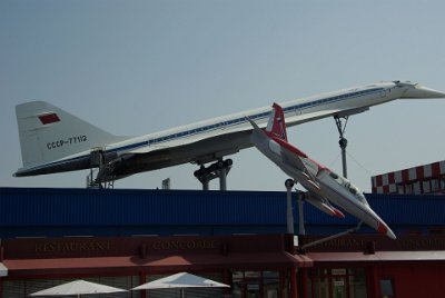 Wednesday 14 July, 2010  Tupolev TU-144 SST   The prototype Tupolev TU-144 first flew on December 31, 1968 , two months before the Concorde . In 2001, after lengthy negotiations, the Museum Association acquired this TU-144D from Aeroflot in Moscow. : 2010-07-13 Claus